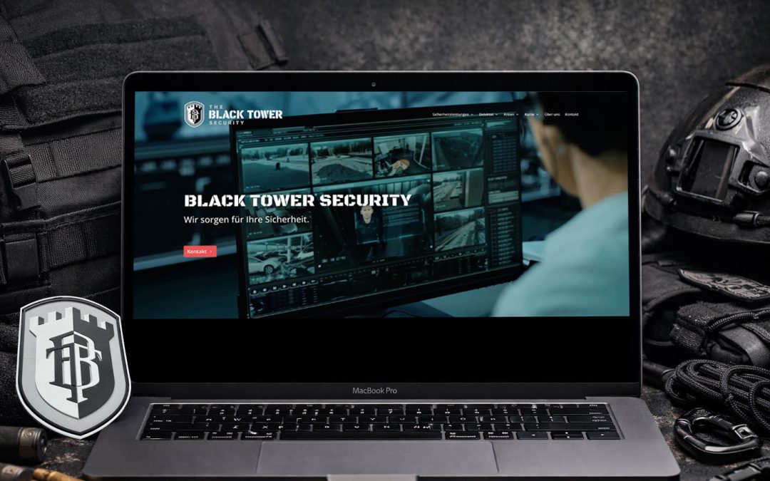 Black Tower Security Website: Von null auf sichtbar