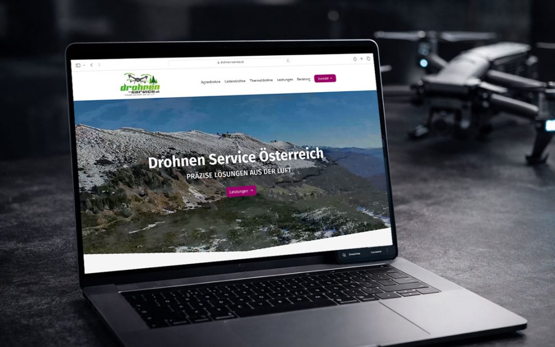 Neue Website für Drohnen-Service