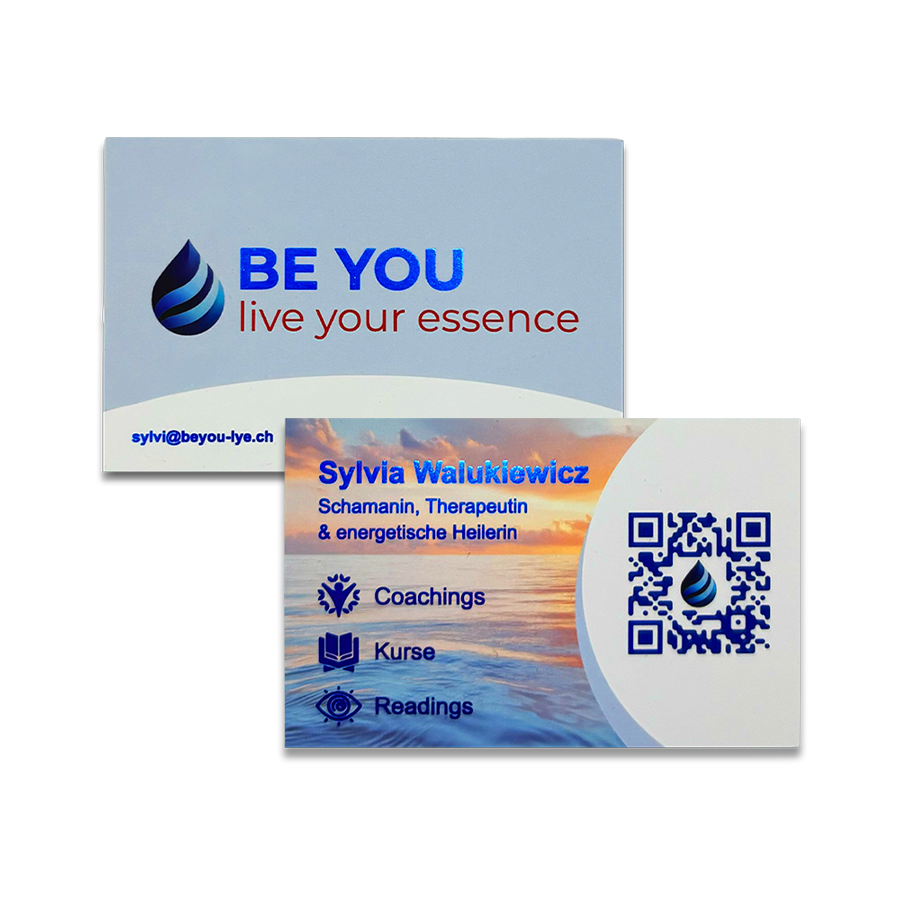 BeYou VK mit Print-Veredelung Blaufolie